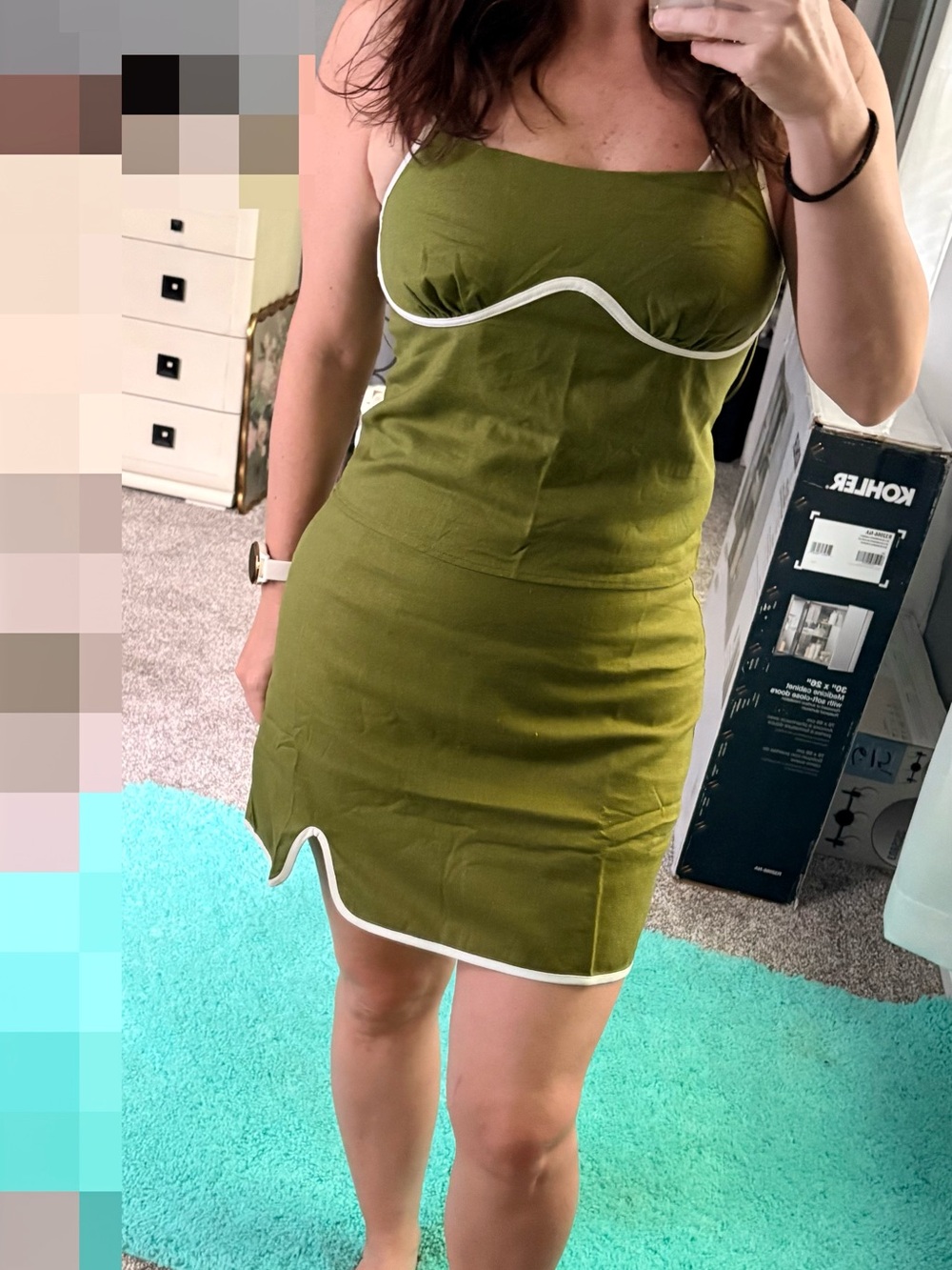 Matching skirt set-perfect summer/vacation look